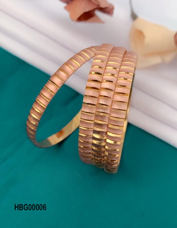 Gold Plated Bangle Set