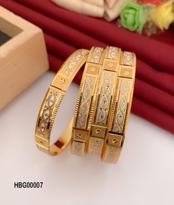 Gold Plated Bangle Set