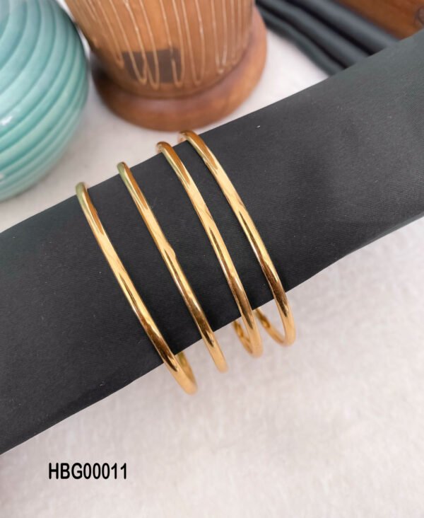 Gold Plated Bangle Set