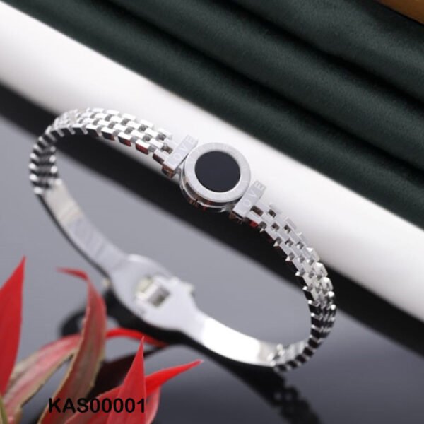 Silver Plated Stainless Steel  Bracelet