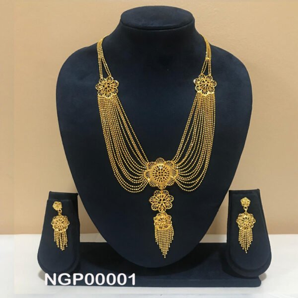 Gold Designer Necklace Set