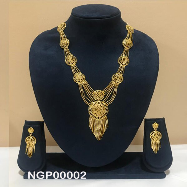 Gold Designer Necklace Set