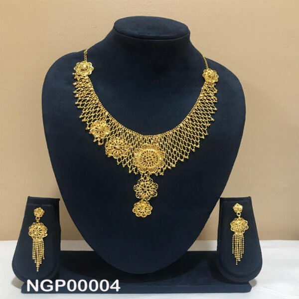 Gold Designer Necklace Set