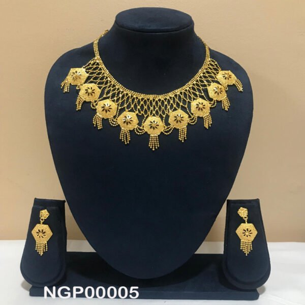 Gold Designer Necklace Set